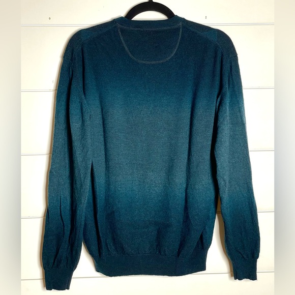 Bugatchi Uomo 100% Merino Wool V Neck Sweater XL - Picture 3 of 6